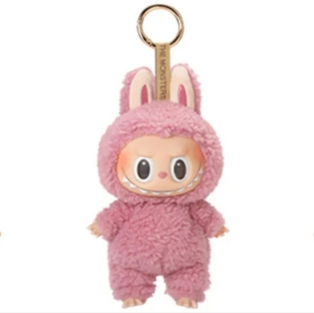Brand New POP MART Labubu Plush Pendant - Exciting Macarons - Lychee Berry